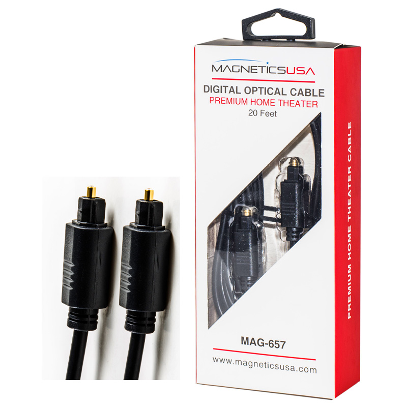 MAG-654 Digital Optical Audio Cable Gold Tipped  OD 7.0MM