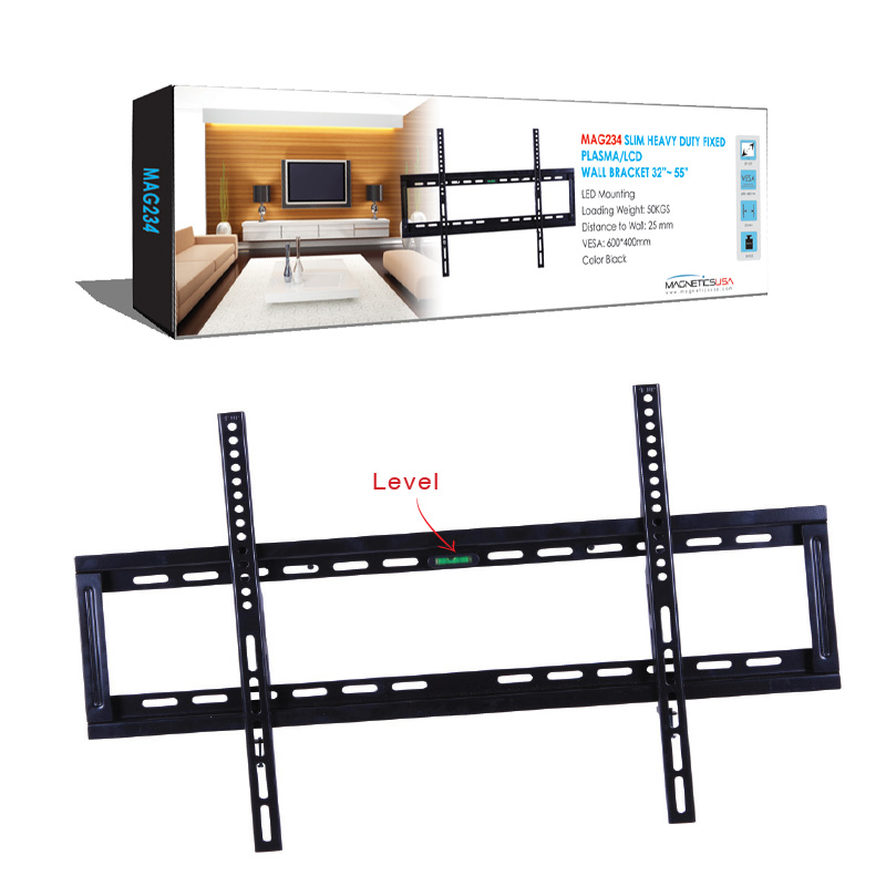 MAG-234 LED Mount 32”~ 55” Slim LED Mount  Loading Weight: 50 Kgs (110 lbs)