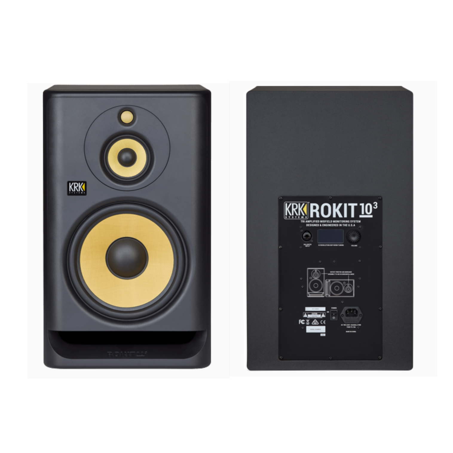 ROKIT 10-3 G4 10" 3-way Powered Mid-Field Studio Monitor