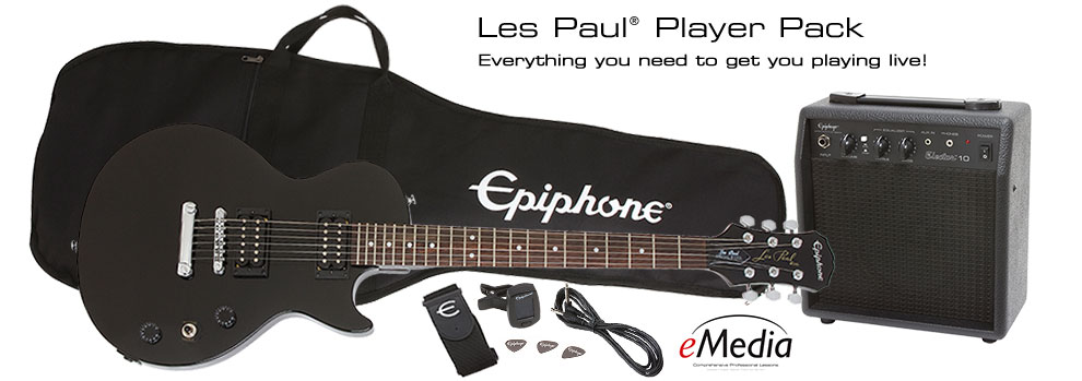 Les Paul Electric Guitar Player Pack