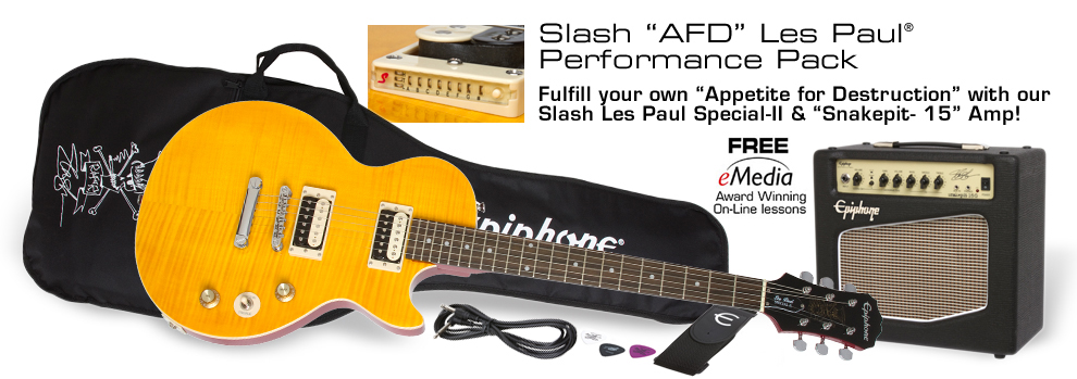 Slash AFD Les Paul Performance Pack - US-115V